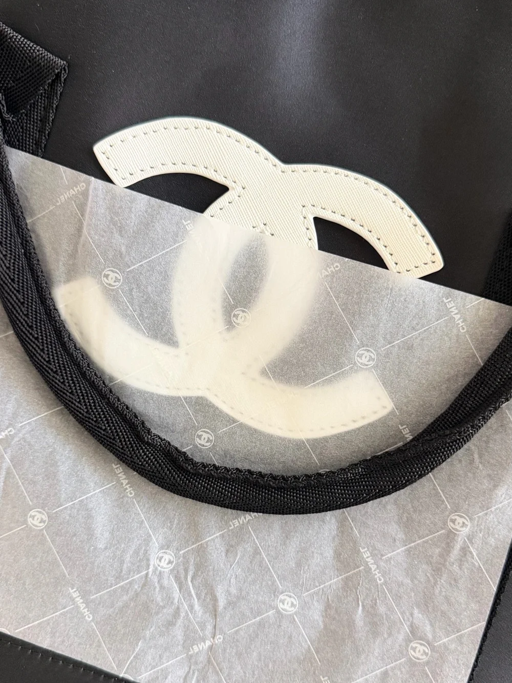CHANEL Beauty Authentic Black Gym/Travel Duffel Bag